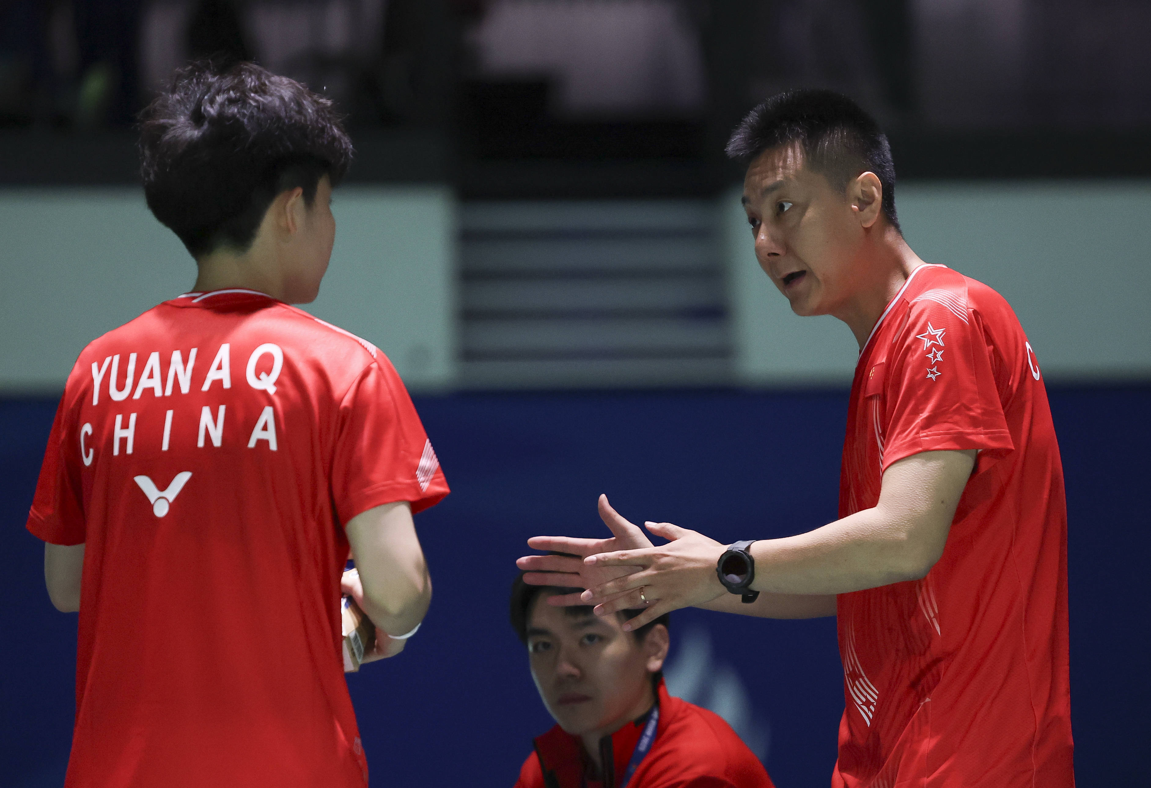 (体育)大运会——羽毛球混合团体小组赛:中国队胜西班牙队