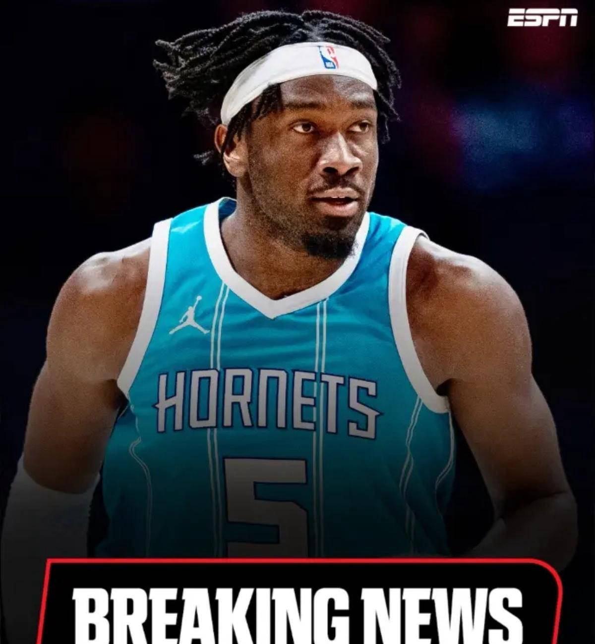 NBA交易达成！夏洛特黄蜂中锋被送至菲尼克斯太阳