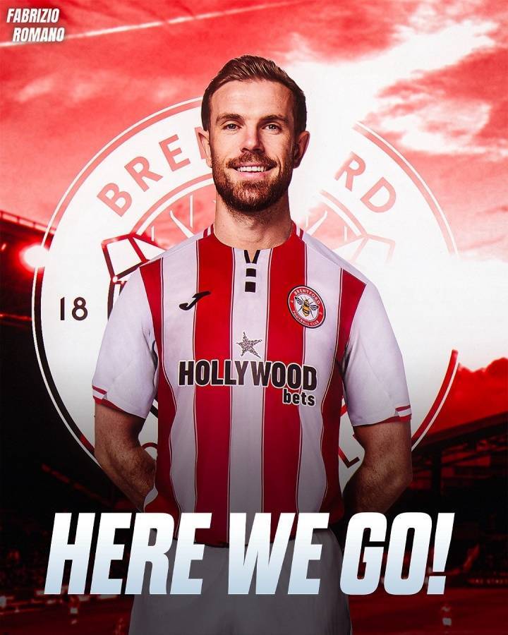 爱游戏体育网址-重返英超！官方：前利物浦队长亨德森加盟布伦特福德