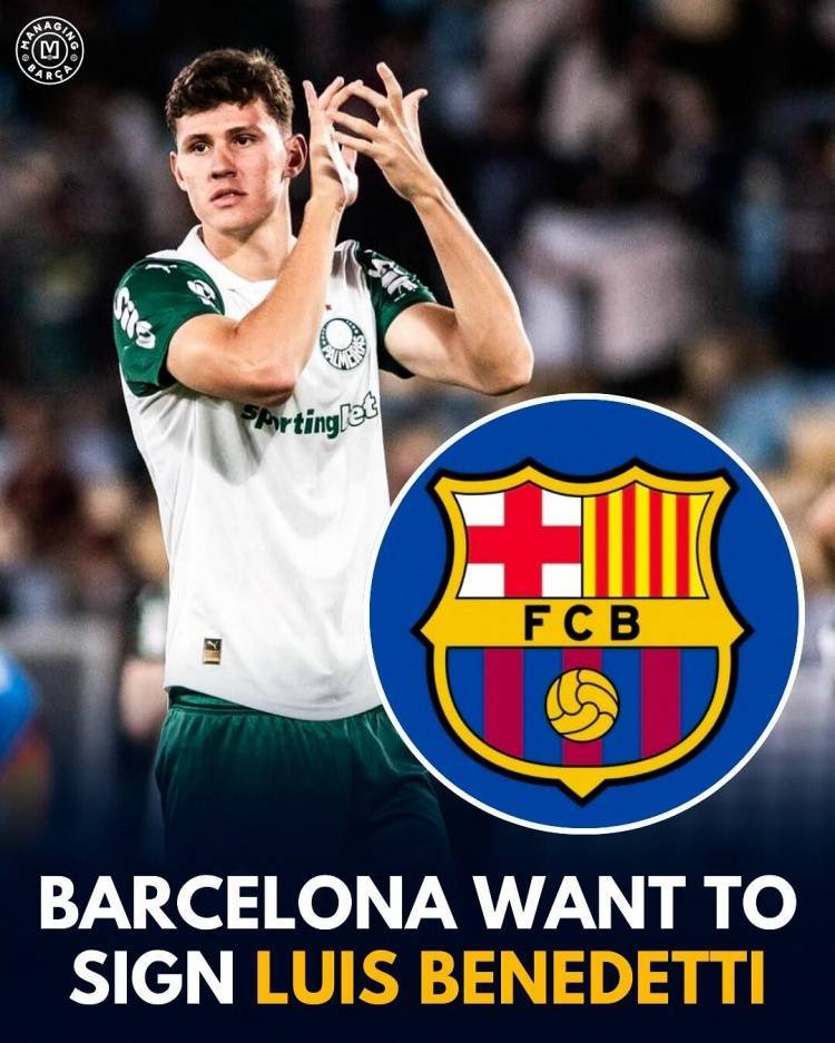 每体：巴萨有意帕尔梅拉斯中卫贝内德蒂，枪手和那不勒斯加入争夺